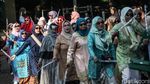 Hebohnya Emak-emak Pawai 1 Muharram di Jakarta Islamic Center