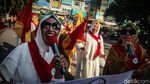 Hebohnya Emak-emak Pawai 1 Muharram di Jakarta Islamic Center