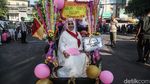 Hebohnya Emak-emak Pawai 1 Muharram di Jakarta Islamic Center