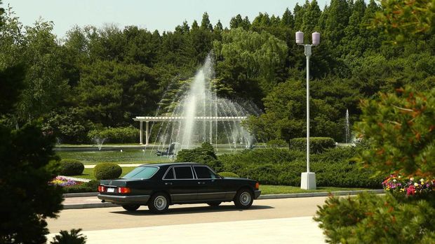 Inikah rumah Kim Jon Un?/Valery Sharifulin/TASS via Getty Images (CNN)