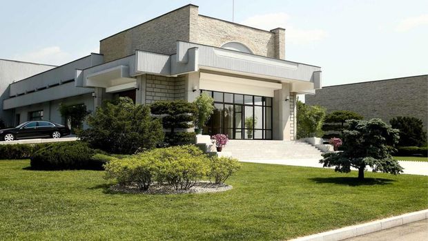 Inikah rumah Kim Jon Un?/Valery Sharifulin/TASS via Getty Images (CNN)