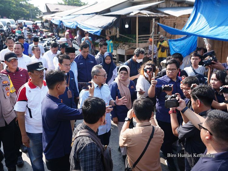 Mendag Cek Stok dan Harga Bapok di Lampung