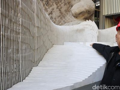 Melihat Proses Pembuatan Ikon Garuda IKN Karya Nyoman Nuarta