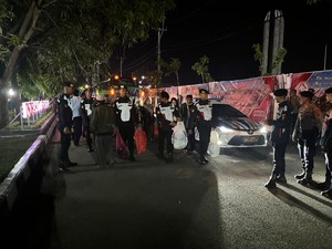 Polisi Beri Pengawalan Kepulangan Jemaah Haji di Indramayu