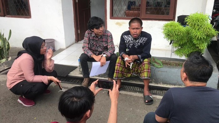 Pria ODGJ diamankan Dinsos Bogor (Sholihin-detikcom)