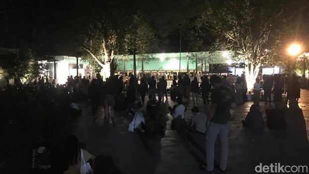 Prosesi jelang Mubeng Beteng Keraton Jogja, Rabu (19/7/2023).