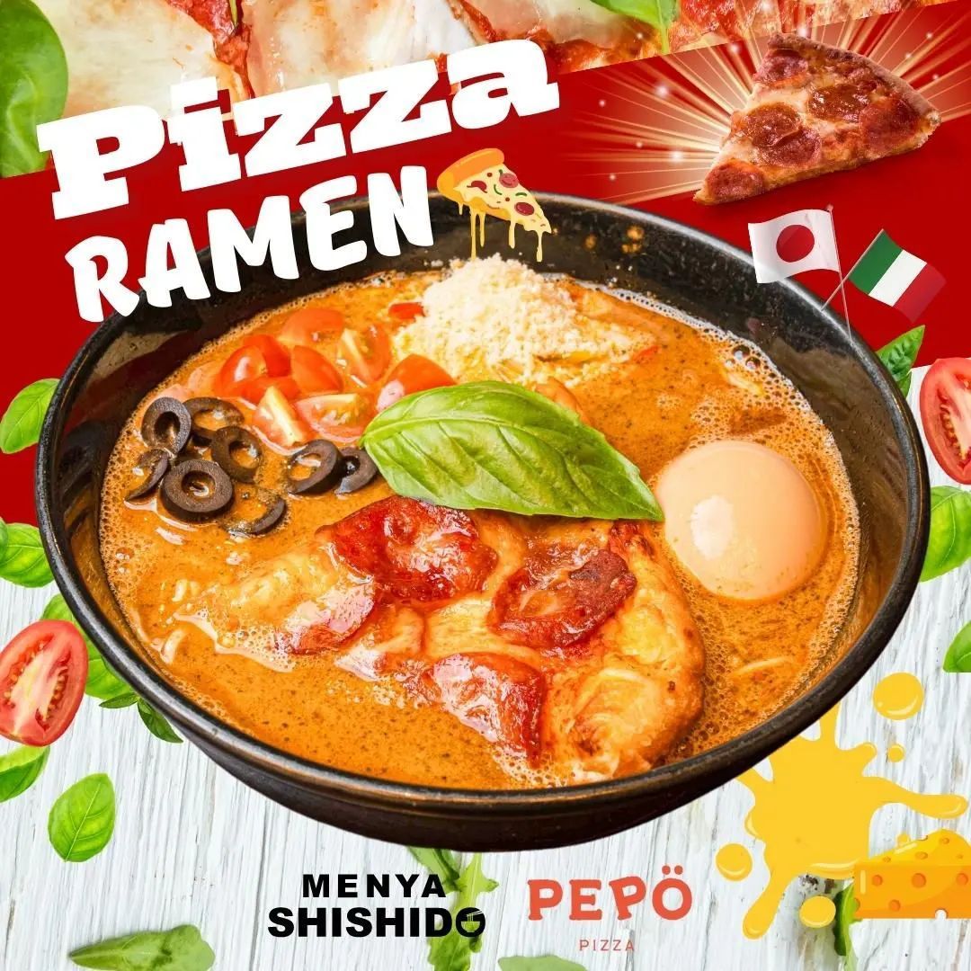 ramen pizza yang unik di Malaysia