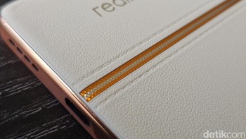 Desain ini merupakan rancangan Realme Design Studio bareng Matteo Menotto, mantan designer Gucci. Foto: Adi Fida Rahman/detikINET