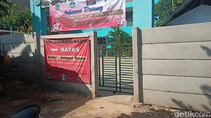SDN Lengkong Karya 1, Serpong Utara, Tangsel, 19 Juli 2023. (Adrial Akbar/detikcom)