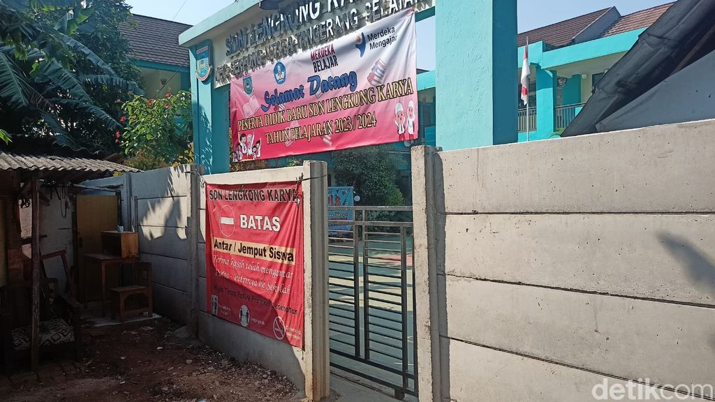 SDN Lengkong Karya 1, Serpong Utara, Tangsel, 19 Juli 2023. (Adrial Akbar/detikcom)