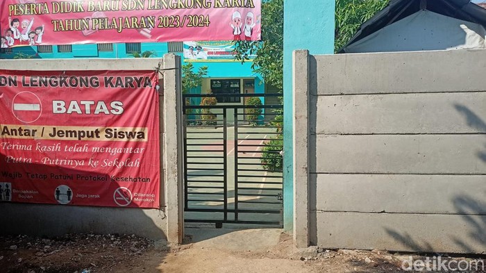SDN Lengkong Karya 1, Serpong Utara, Tangsel, 19 Juli 2023. (Adrial Akbar/detikcom)