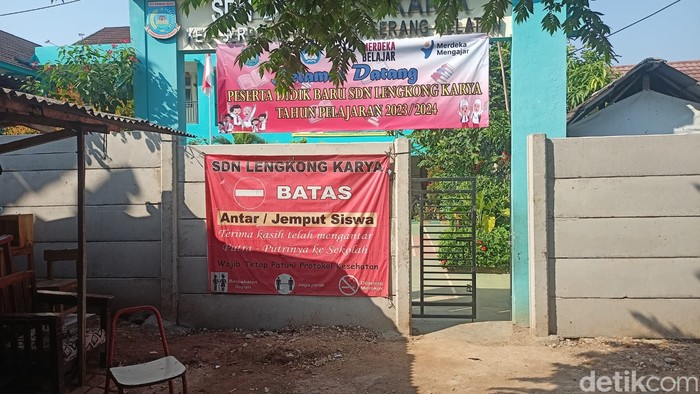 SDN Lengkong Karya 1, Serpong Utara, Tangsel, 19 Juli 2023. (Adrial Akbar/detikcom)