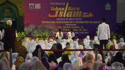 Suasana Peringatan Tahun Baru Hijriah di Jakarta Islamic Center