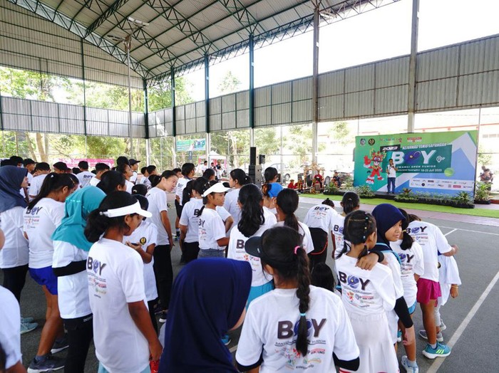 Banyuwangi Open Yunior 2023 selama 2 hari di GOR Tawangalun, 18-23 Juli 2023