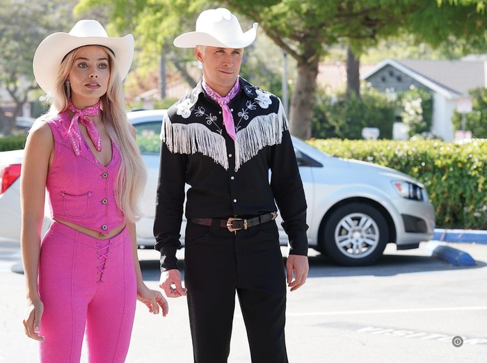 Cuplikan adegan di film Barbie (2023).