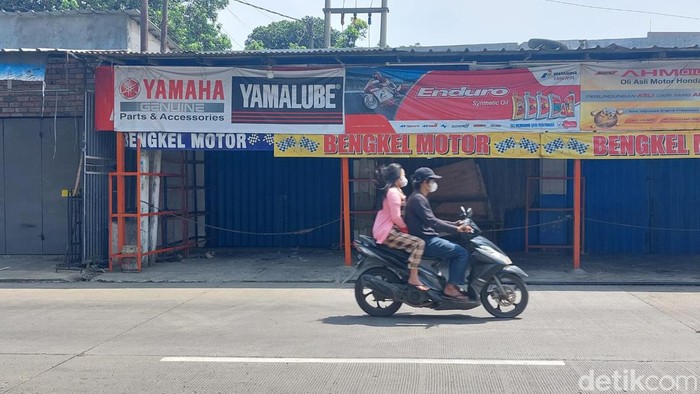 Bengkel yang viral getok harga di Bogor kebakaran pada Jumat (20/7/2023) dini hari.