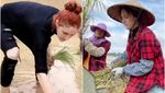 10 Potret Kebahagiaan Bule Kaya Dinikahi Anak Petani yang Kini Ikut Bertani