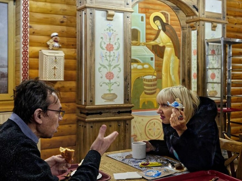 Foto kehidupan warga Rusia