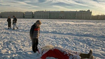 Bercanda dengan Santa...Foto: Alexander Petrosyan