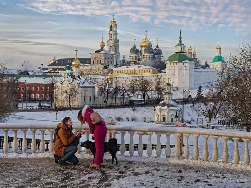 Foto kehidupan warga Rusia