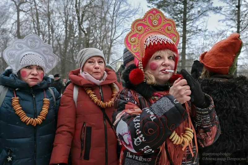 Foto kehidupan warga Rusia