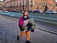 Foto kehidupan warga Rusia
