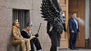 Bersantai saat tidak ada turis Foto: Alexander Petrosyan