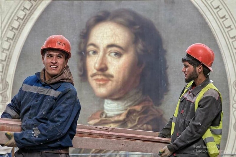 Foto kehidupan warga Rusia