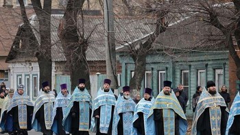 Patriarch Ortodoks Rusia saat perayaan The Kazan Icon and National Unity Day Foto: Alexander Petrosyan