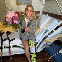 Sebelumnya Giulia dua kali mengalami cedera cukup parah yang mengganggu ligamen lutut anterior.  Foto: Instagram