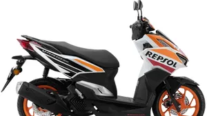 Sporty Abis! Tampang Honda Vario 160 Berselimut Livery Repsol MotoGP