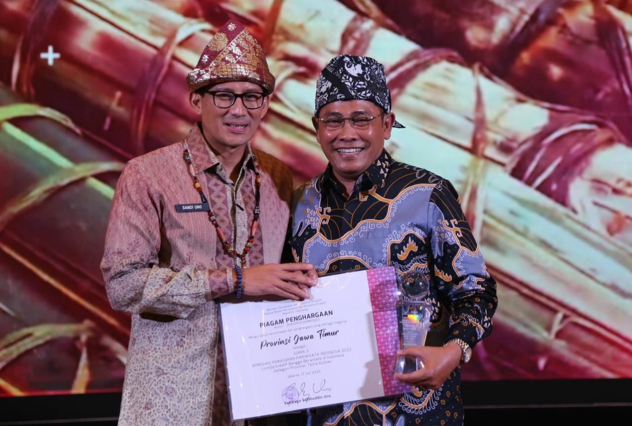 Jatim didominasi pemenang Apresiasi Pemasaran Pariwisata Indonesia (APPI) 2023 dari Kemenparekraf RI