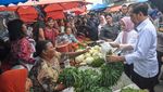 Jokowi Kunjungi Pasar Tradisional di Bengkulu