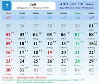Kalender Islam 1445 H: Jadwal Puasa Dan Hari Penting Dalam Islam