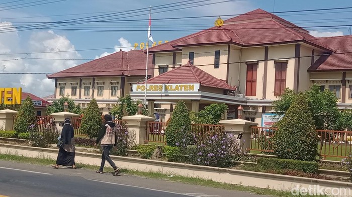 Mapolres Klaten di jalan Lingkar Selatan. Foto diunggah Kamis (20/7/2023).