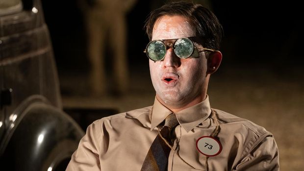 Benny Safdie is Edward Teller in OPPENHEIMER, written, produced, and directed by Christopher Nolan.