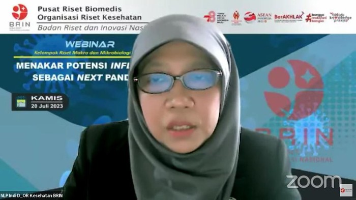 Peneliti ahli utama bidang virologi dan biologi molekuler BRIN Prof Dr drh Ni Luh Putu Indi Dharmayanti MS