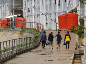 Mulai Kerja, Pekerja Konstruksi IKN Tinggal di Sini