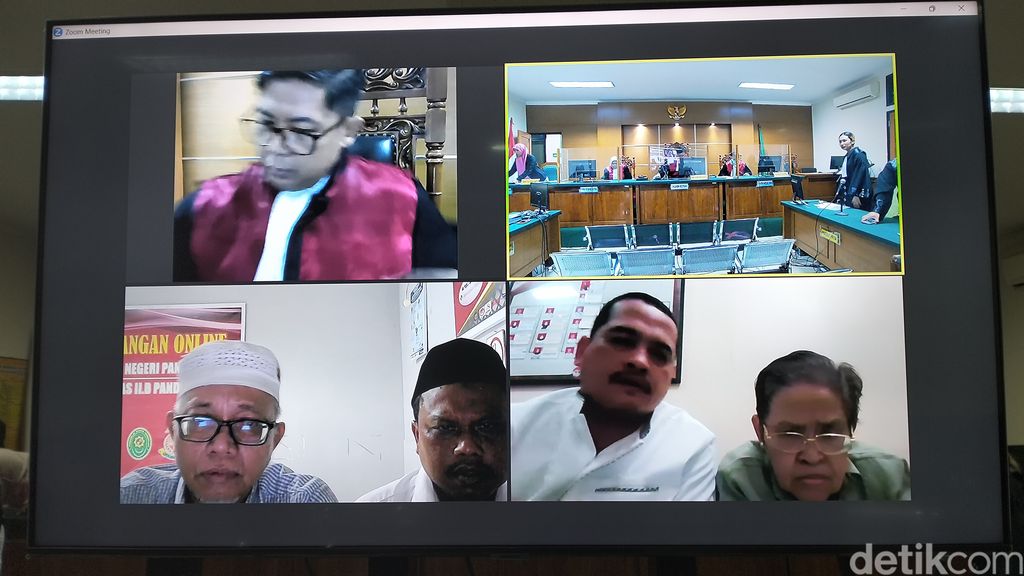 Sidang vonis eks Kepala BPN Lebak (Foto: Bahtiar Rifa'i/Detikcom)