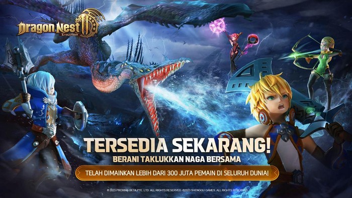 Gamer di Indonesia sudah bisa memainkan game MMORPG terbaru judulnya Dragon Nest 2: Evolution. Level Infinite selaku penerbit, resmi meluncurkannya hari ini dan membuka server pada pukul 09.00 WIB tadi.