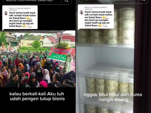 Dapat Kritik, Pemilik Salad Nyoo Justru Ingin Maju Bersama sesama Penjual Salad Buah