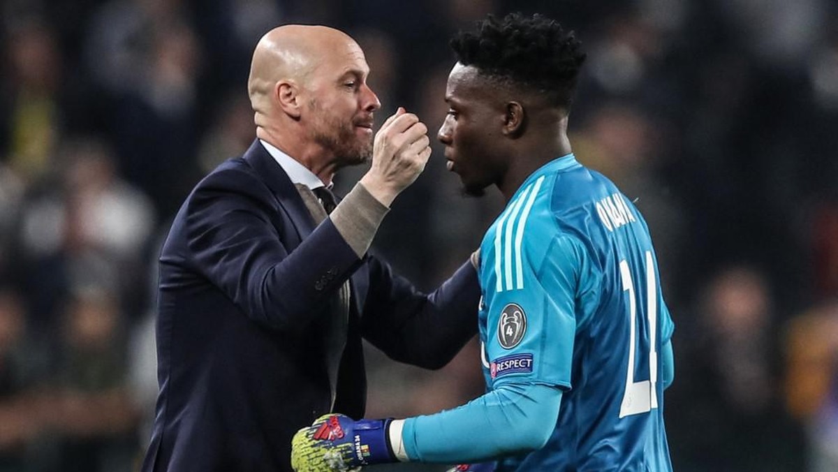 Andre Onana dibeli Manchester United gantikan David de Gea. (Foto: AFP/ISABELLA BONOTTO)