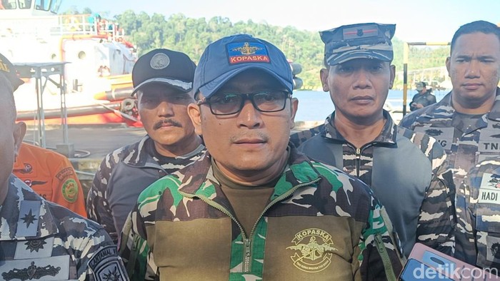 Direktur Operasi Pusat Komando Pasukan Katak (Puskopaska), Letnan Kolonel Laut (P) Yudo Ponco di Cilacap. Jumat (21/7/2023).