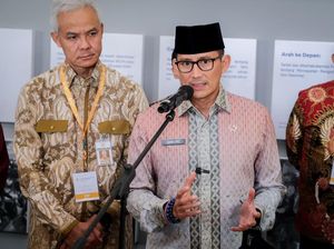 Bertemu Ganjar di Borobudur, Sandiaga Sepakat Kolaborasi Bangun Ekonomi