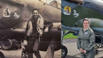 Hari ini saya harus terbang dengan pesawat kakek saya yang telah direstoreasi dari perang dunia II! Foto: Boredpanda
