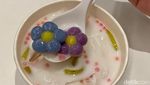 Gemas! Wedang Ronde dan Sekoteng Bentuk Bunga Warna-warni di Sentul