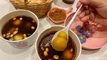 Gemas! Wedang Ronde dan Sekoteng Bentuk Bunga Warna-warni di Sentul