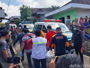 Polisi Temukan Pisau Saat Olah TKP Tewasnya Ibu dan anak di Malang
