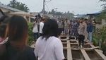 Ngeri! Ini Penampakan Jembatan Darurat di Sergai yang Bikin Warga Tewas