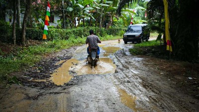Jokowi Cek Jalan Rusak di Bengkulu, Begini Kondisinya